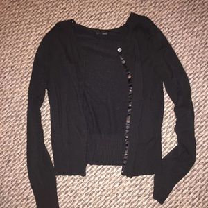 Black cardigan